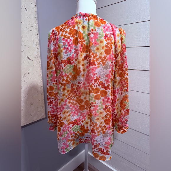 Charter Club Multicolor Floral Blouse - Picture 6 of 6